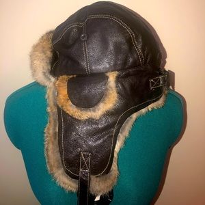 Leather Lumberjack Hat